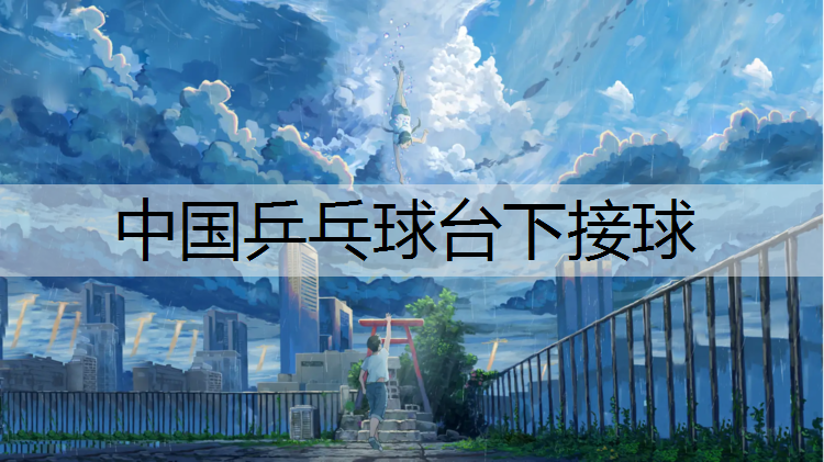 中国乒乓球台下接球