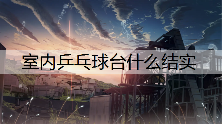 室内乒乓球台什么结实