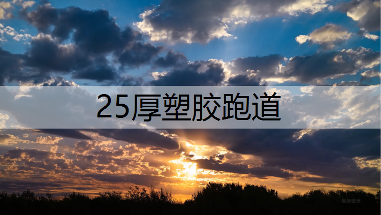 25厚塑胶跑道