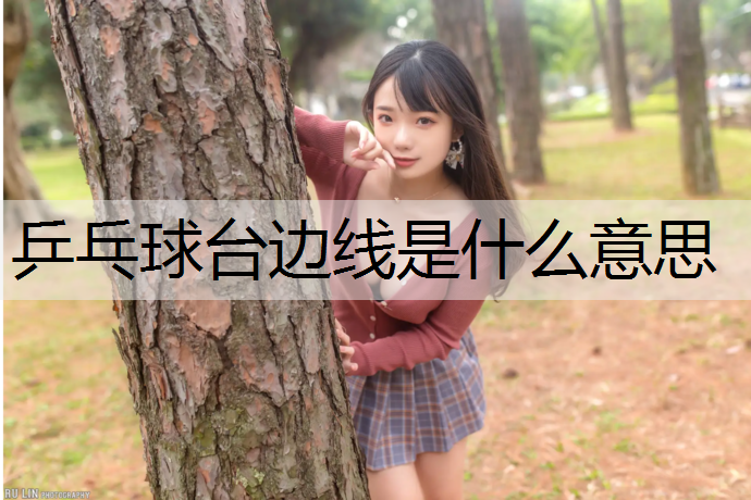 乒乓球台边线是什么意思